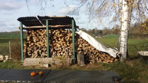 Füllstand Holzstapel
