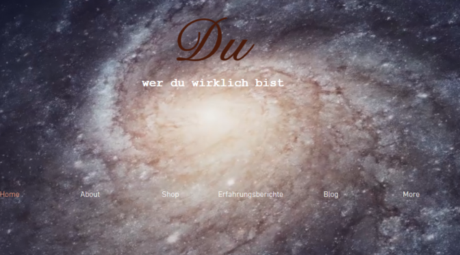 Du, was Du wirklich bist